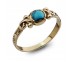 Shir La'Maalot Ring with Turquoise Gem